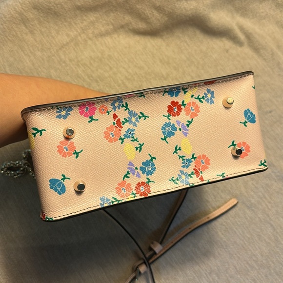 Furla Floral Beige Crossbody Bag - Picture 8 of 16